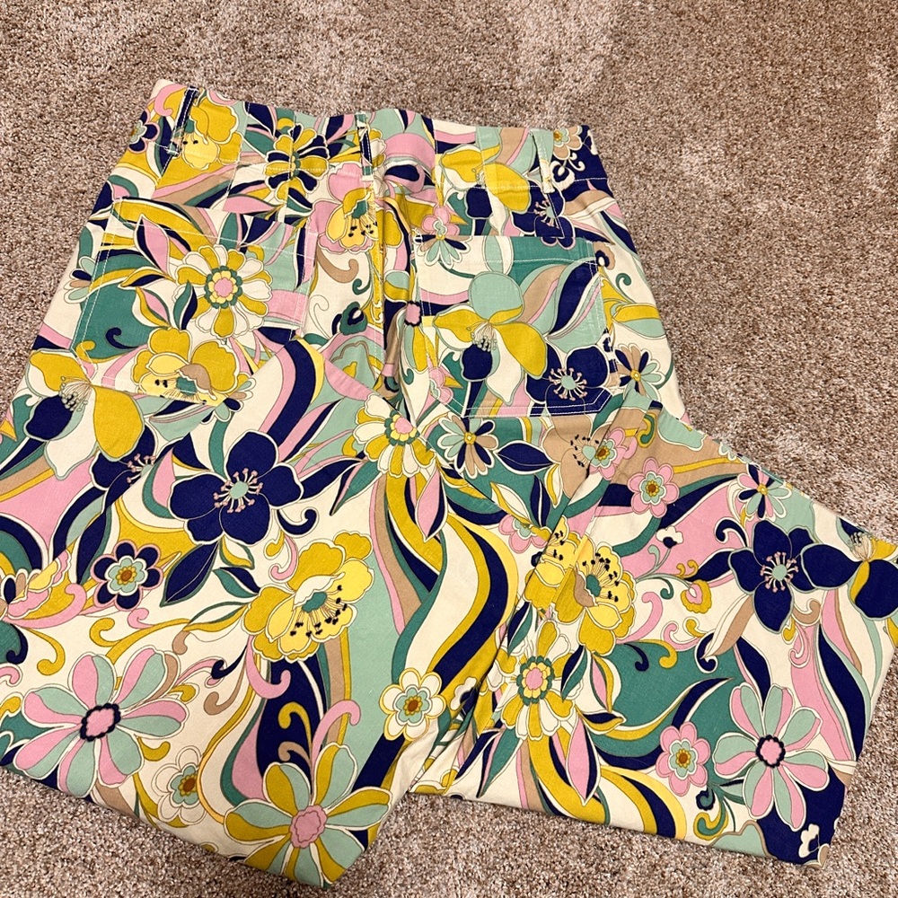 Anthropologie Maeve EUC Multicolor Wide-Leg Colette - Picture 3 of 6
